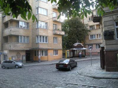 Fina funkishus i Lviv.